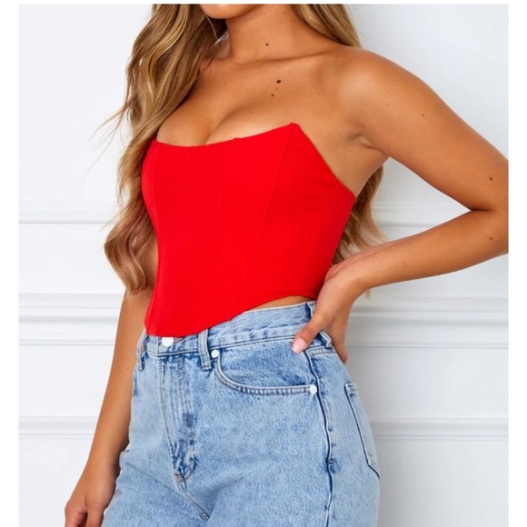 White Fox Boutique Tops - Corset top